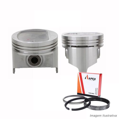 PISTAO COM ANEL - JEEP CHEROKEE DAKOTA WRANGLER 2.5 4CIL/ 4.0 6CIL GASOLINA - APEX