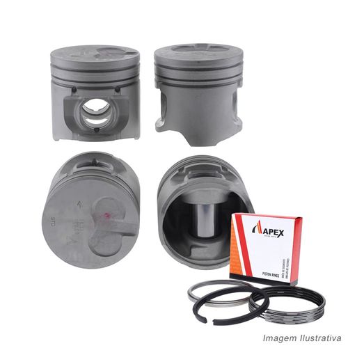 PISTAO COM ANEL - FIAT DUCATO BOXER JUMPER MASTER IVECO DAILY 2.8L ASPIRADO - APEX