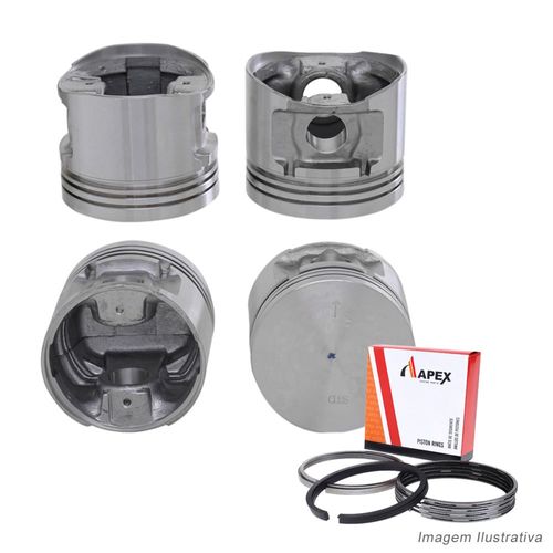 PISTAO COM ANEL - RENAULT TWINGO 1.2L - APEX