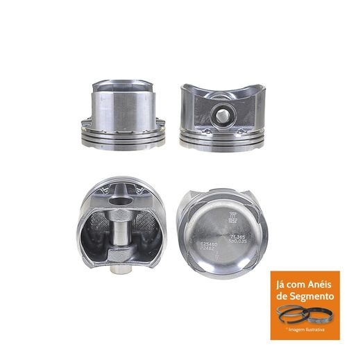 PISTAO COM ANEL - FIAT DOBLO/ PALIO/ SIENA FIRE 1.3L 16V - MAHLE