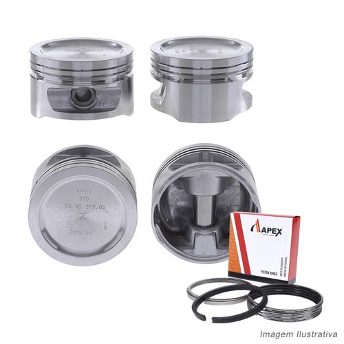 PISTAO COM ANEL - GM CORSA 1.6L 8V MPFI - APEX