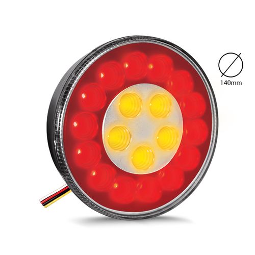 LANT 19 LEDS TRAS UNIV FREIO POS E PISCA BIVOLT VMAM