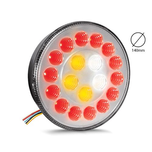 LANT 19 LEDS TRAS UNIV FREIO/POS/RE/PISCA BV TRI C/ HALO CR