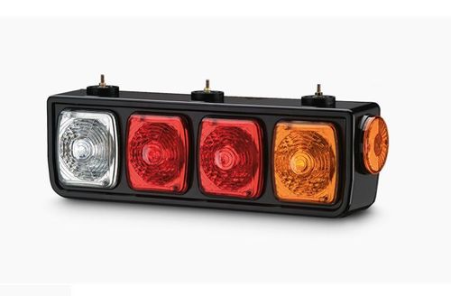 CONJUNTO TRASEIRA GUERRA LE LED 24V METALIZADA