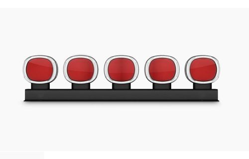 CONJUNTO TRES MARIAS LED BIVOLT AMARELA C/ 5 LANT