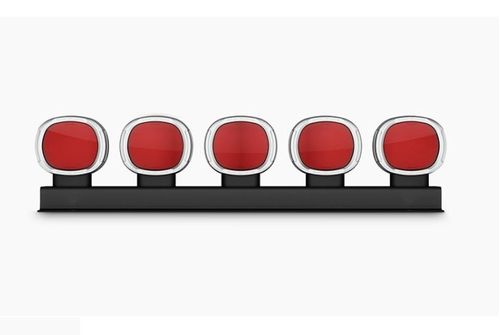 CONJUNTO TRES MARIAS LED BIVOLT VERMELHA C/ 5 LANT