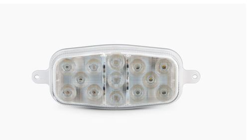 LANTERNA BAU TETO RETANGULAR 13 LEDS 12V