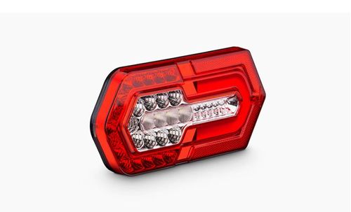 LANTERNA TRASEIRA (MODULO) TURN C/ GUIA DE LUZ LED 24V