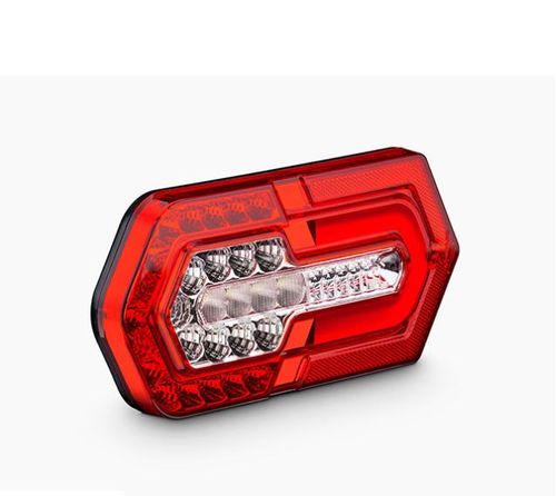 LANTERNA TRASEIRA (MODULO) TURN C/ GUIA DE LUZ LED BIVOLT SEQUENCIAL