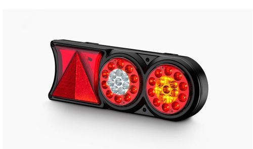 LANTERNA TRASEIRA ADAP CIRCLE LIGHT LED 12V LD C PLUG 6 VIAS