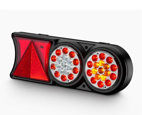 LANTERNA TRASEIRA ADAPTACAO CIRCLE LIGHT LED CRISTAL BIVOLT L/E C/PLUG