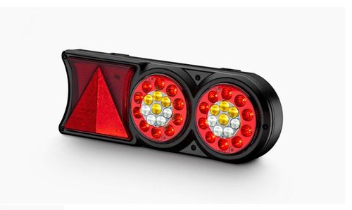 LANTERNA TRASEIRA ADAPTACAO TWO LED 12V LD C/ PLUG 6 VIAS