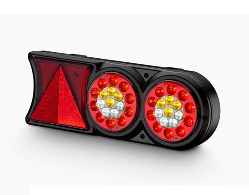 LANTERNA TRASEIRA ADAPTACAO TWO LED 12V LE C/ PLUG 6 VIAS