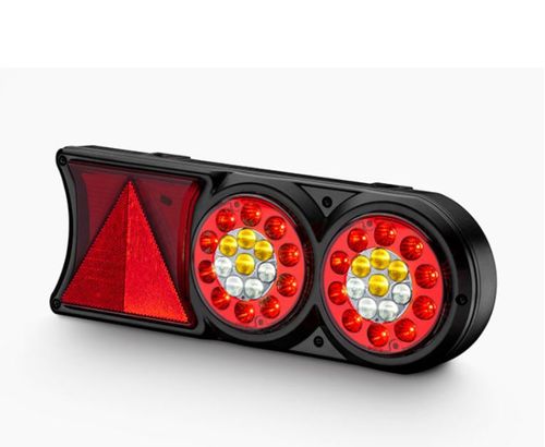 LANTERNA TRASEIRA ADAPTACAO TWO LED 24 LD C/ PLUG 6 VIAS