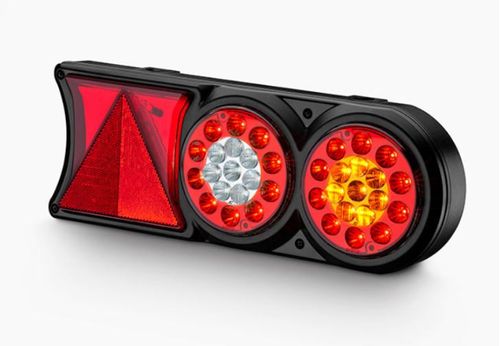 LANTERNA TRASEIRA LED CIRCLE LIGHT BIVOLT LD