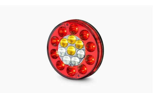 LANTERNA TRASEIRA MULTI FUNCAO 18 LEDS 12V P/CARRETAS