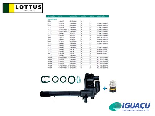 IGUAÇU - 601300787 - COMBINADO DE VÁLVULA TERMOSTÁTICA