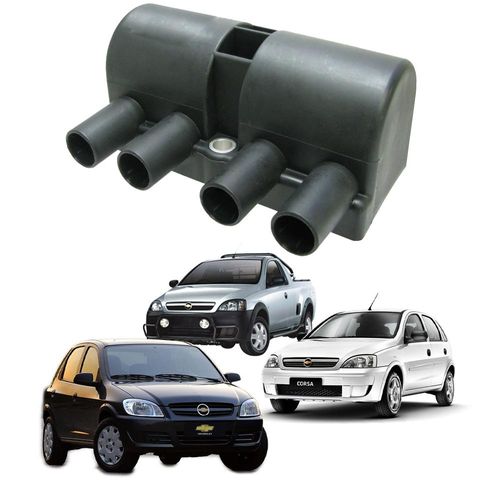 GAUSS - GC4265 -  BOBINA DE IGNIÇÃO CORSA 1.4 8V 2009>2013 FLEX, MERIVA 1.4 8V 2009>2012 FLEX, CELTA 1.0 8V 2009>2015...