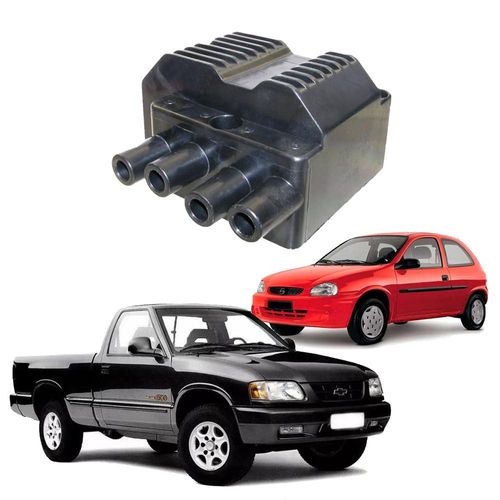 GAUSS - GC4905 - BOBINA DE IGNIÇÃO BLAZER, CORSA, S10