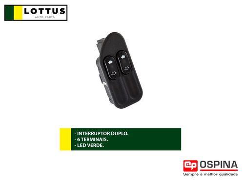 OSPINA - 021107 - INTERRUPTOR ACIONADOR DE VIDROS