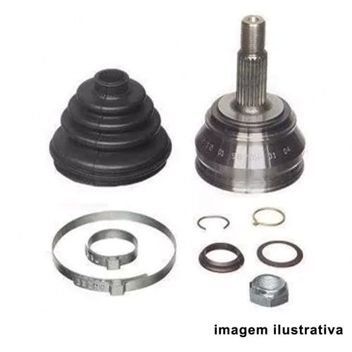 Junta Homocinética Lado Roda Clio 1.6 8/16v 00/ C/ABS 21x21 - 590 - AJH05012ABS