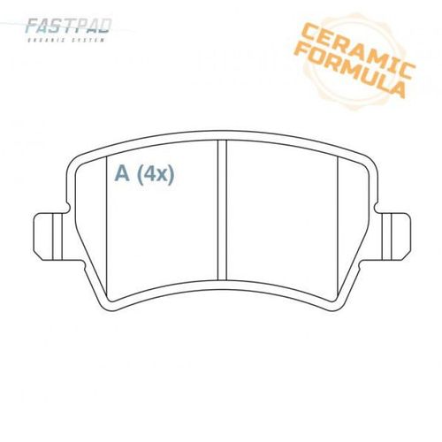 PASTILHA FREIO / EVOQUE 11- / WILLTEC FP912