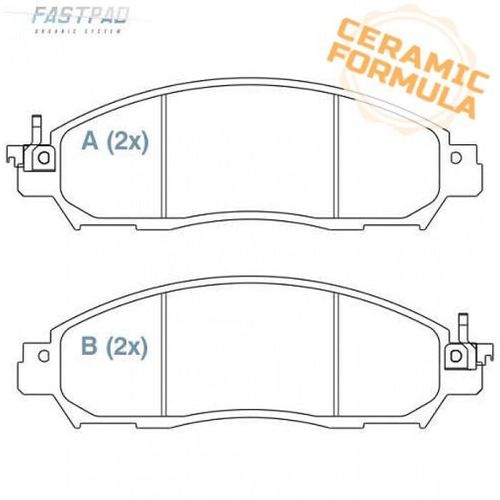 PASTILHA FREIO / FRONTIER 17- / WILLTEC FP973