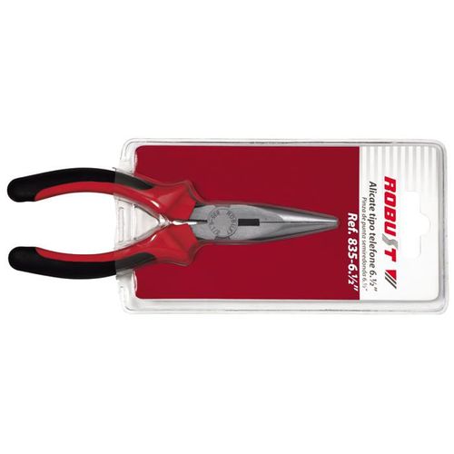 Alicate Tipo Telefone Bico Reto 6.1/2 - 835-165 6.1/2 - 062.615 - Robust