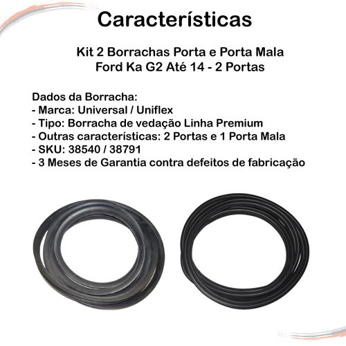 Kit 3 PÇS Borrachas Da Caçamba Chevy 500 Todos