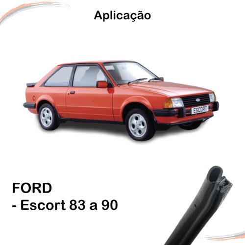 Borracha Porta Sem Aba Escort 83 a 90 Rolo 25 mts