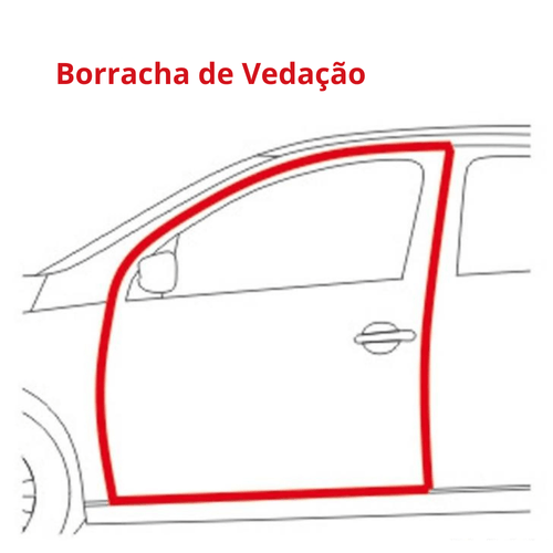 Borracha Vedação Vigia Corrediço Caminhões Ford Até 99