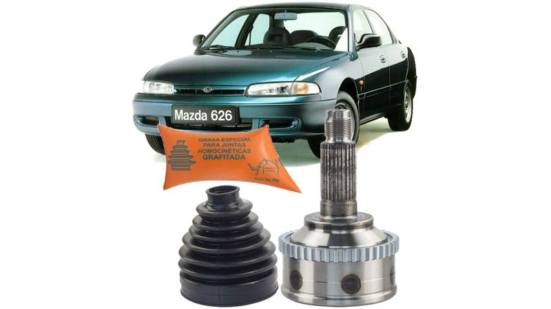 Junta Homocinetica Mazda 626 2.5 V6 de 1992 a 2000 com Freio Abs