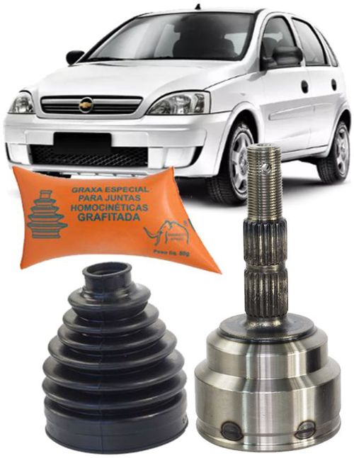 Junta Homocinetica Corsa Meriva Montana Motor 1.8 Apos 2003 Sem ABS