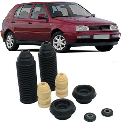 Par de Kit de Batente Golf Gl 1.8 Alemão de 1994 à 1996