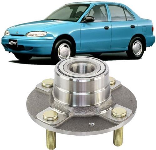 Cubo de Roda Traseira Com Rolamento Accent Apos 1995 Sem Abs