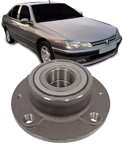 Cubo De Roda Traseiro com Rolamento Berlingo Xantia Picasso Partner Peugeot 406 Sem ABS