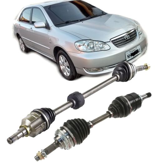 Par de Semi Eixo Homocinetico Toyota Corolla e Fielder 2003 a 2008 Automatico