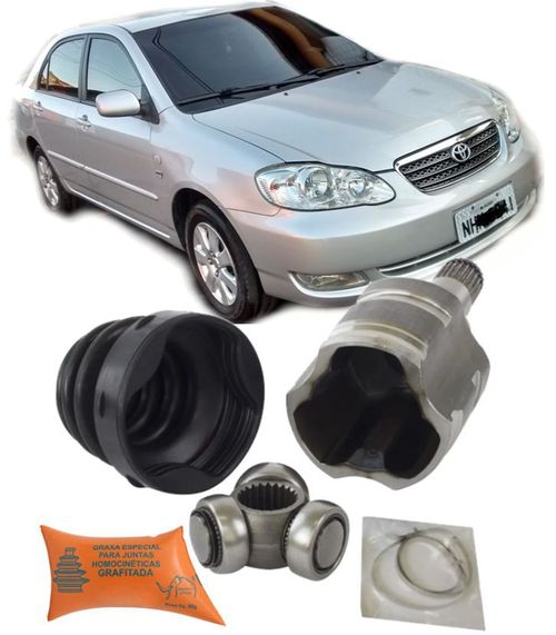 Tulipa Trizeta e Coifa Toyota Corolla de 2003 ate 2008 Cambio Manual 20 Estrias