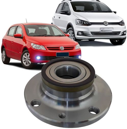 Cubo de Roda Traseiro Com Rolamento Gol Voyage G5/G6 Com Freio Abs