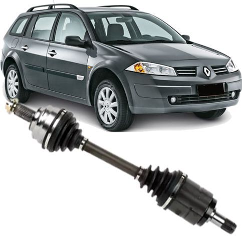 Semi Eixo Homocinetico Megane e Grand Tour 1.6 16V de 2007 à 2013 - Esquerdo