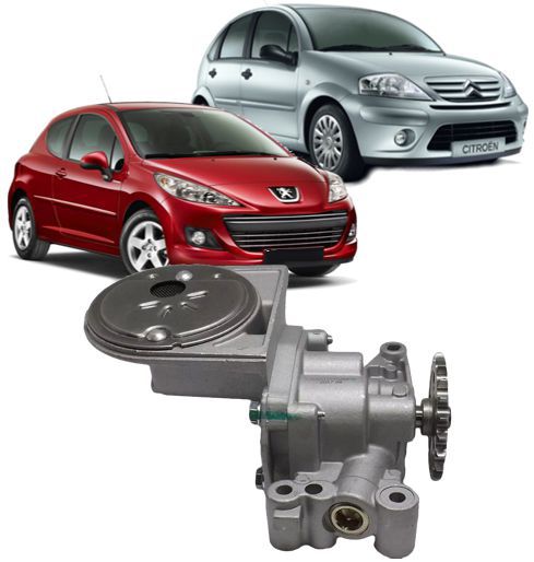 Bomba de Oleo Peugeot 206 207 Citroen C3 1.4 8V Gasolina e Flex