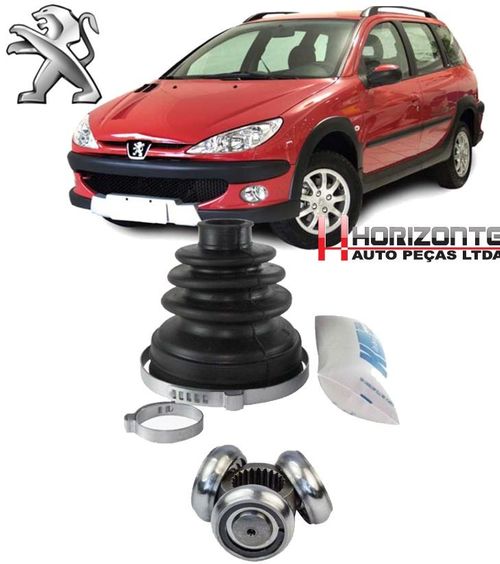 Trizeta e Coifa Peugeot 206 e 207 1.6 16v Escapade de 2006 a 2013