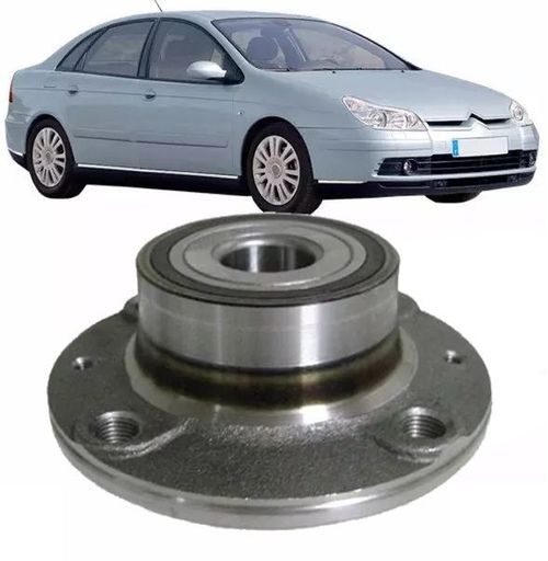 Cubo De Roda com Rolamento Traseiro Citroen C5 de 2001 a 2007 Com Abs Magnetico