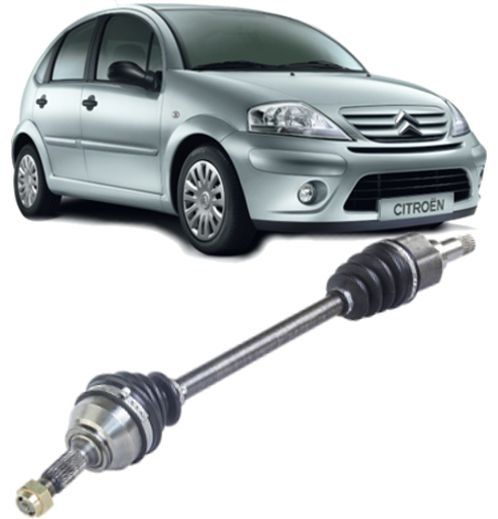Semi Eixo Homocinetico Citroen C3 1.4 8V e 1.6 16V de 2003 a 2012 Ld Esquerdo
