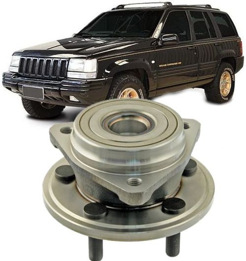 Cubo de Roda Dianteira Com Rolamento Cherokee 4X4 ate 1998 Troller
