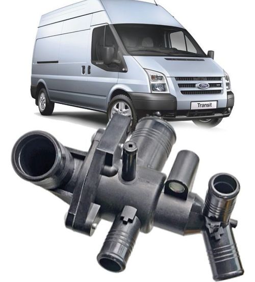 Carcaca com a Valvula Termostatica Ford Transit 2.4 16V Diesel