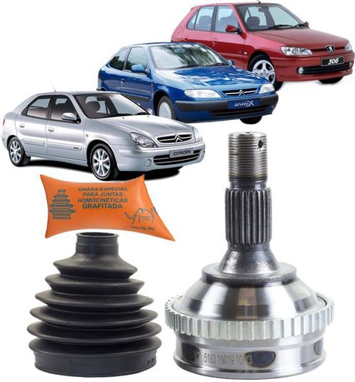 Junta Homocinetica Peugeot 207 1.6 e  306 1.8 2.0 16V Xantia 1.8 e 2.0 Com ABS - 34x25