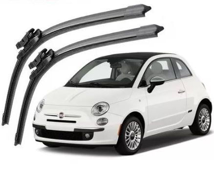 Kit de Palheta Slim Limpador Parabrisa Dianteiro Fiat 500 Cinquecento de 2010 à 2018