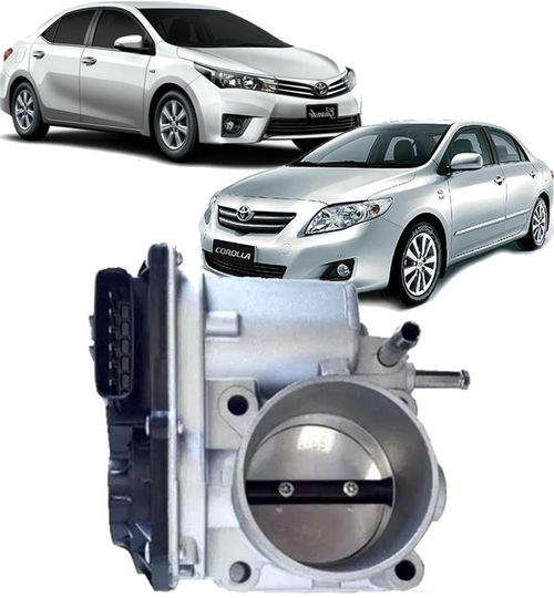 Corpo Borboleta Tbi Corolla 1.8 16v e 2.0 16v Flex de 2009 à 2019 - 22030-37050
