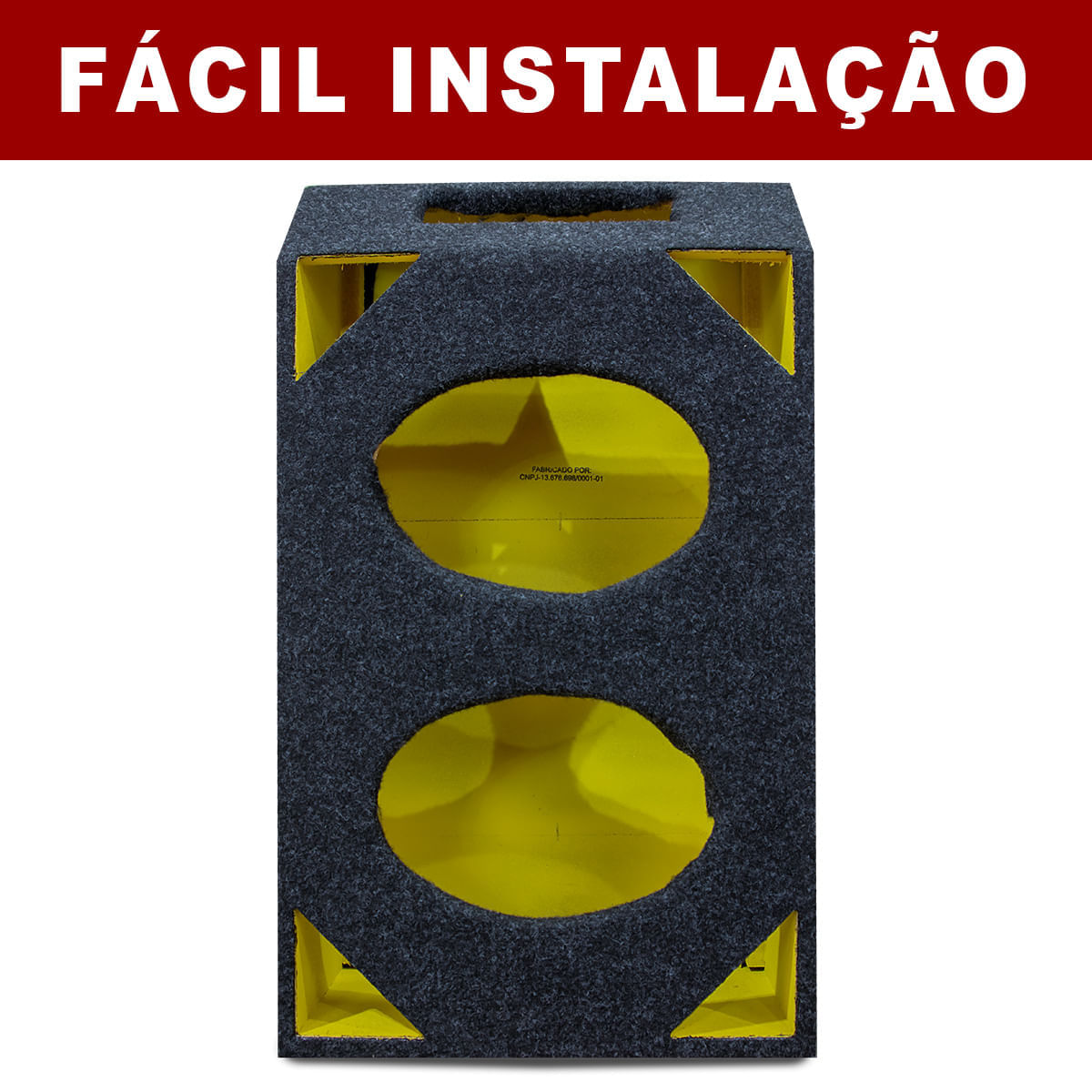 Caixa Vazia Bob Corujinha Residencial 6x9 + Player Vertical